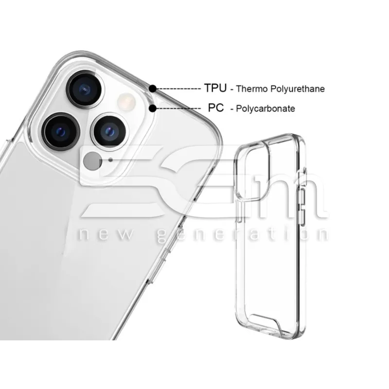 iPhone 13 Mini Hülle: Transparentes Acryl + Stoßfestes TPU | 5G-M
