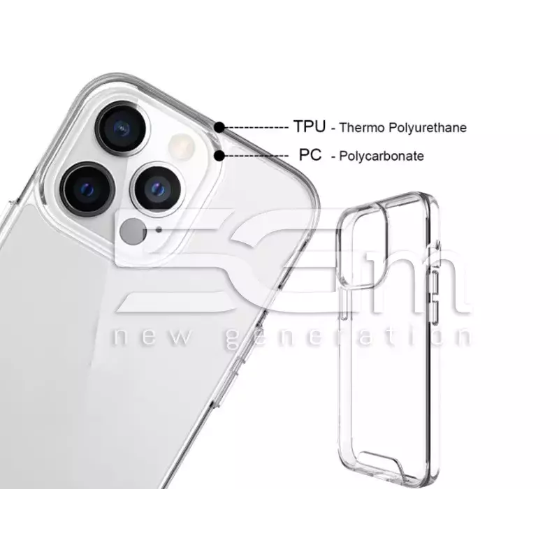 Transparent Acrylic +TPU Shockproof iPhone 13 Pro Max