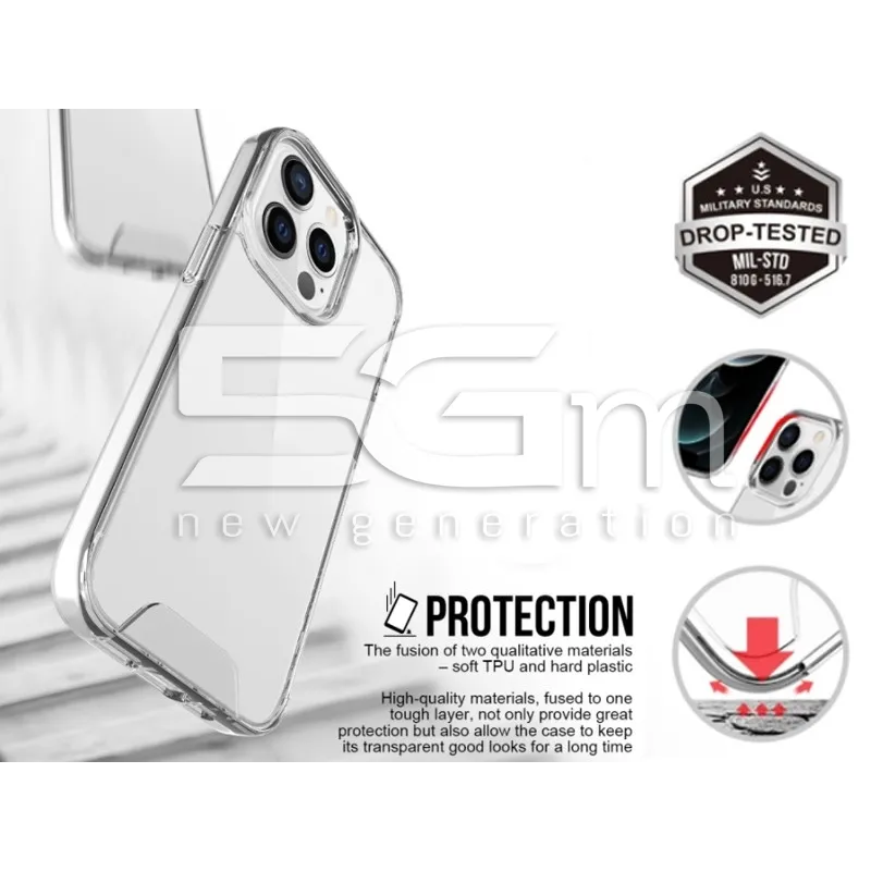 Transparente Acryl +TPU Stoßfeste Hülle iPhone 13 Pro Max | 5G-M