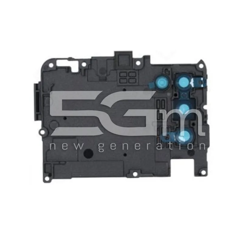 Kameraglas Schwarz + Rahmen Samsung SM-A025 A02s Ori | 5G-M