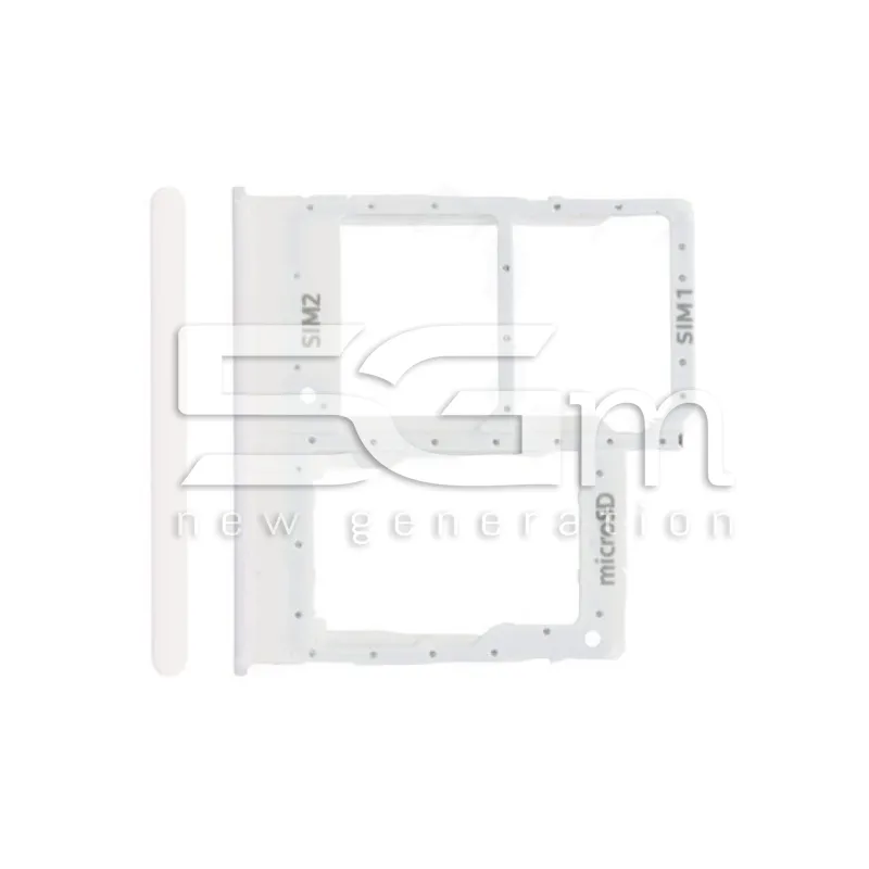 Dual-SIM-Karten- & Micro-SD-Fach Weiß Samsung SM-A202 A20e Ori | 5G-M.com