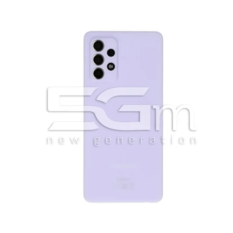 Retro Akkudeckel Fantastisch Violett Samsung SM-A528 A52s Ori | 5G-M
