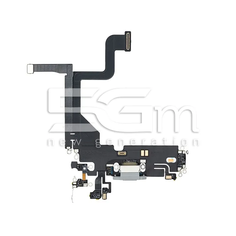 Conector Încărcare Cablu Flex Alb iPhone 13 Pro (PULLED) | 5G-M