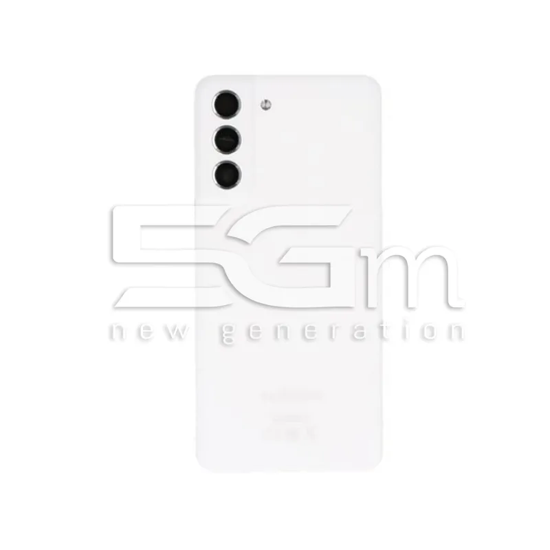 Retro Cover Bianco Samsung SM-G990 S21 FE Ori