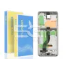 Kijelző Érintővel + Keret Fehér Samsung SM-G985 - G986 S20+ Ori | 5G-M