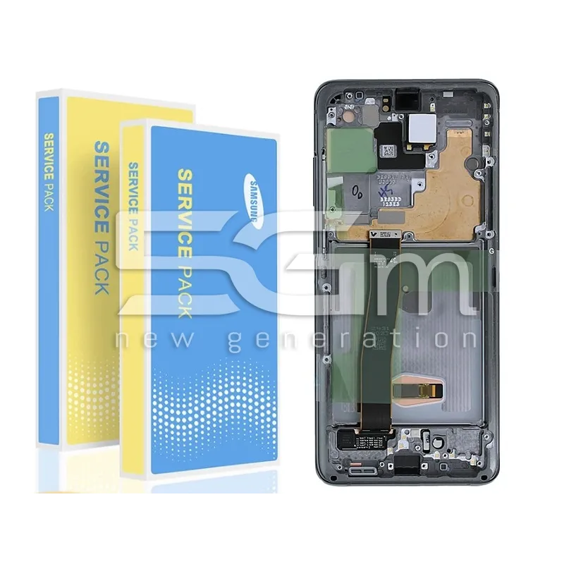 Display Touch + Frame Cosmic Grey Samsung SM-G988 S20 Ultra 5G Ori | Store Online 5G-M