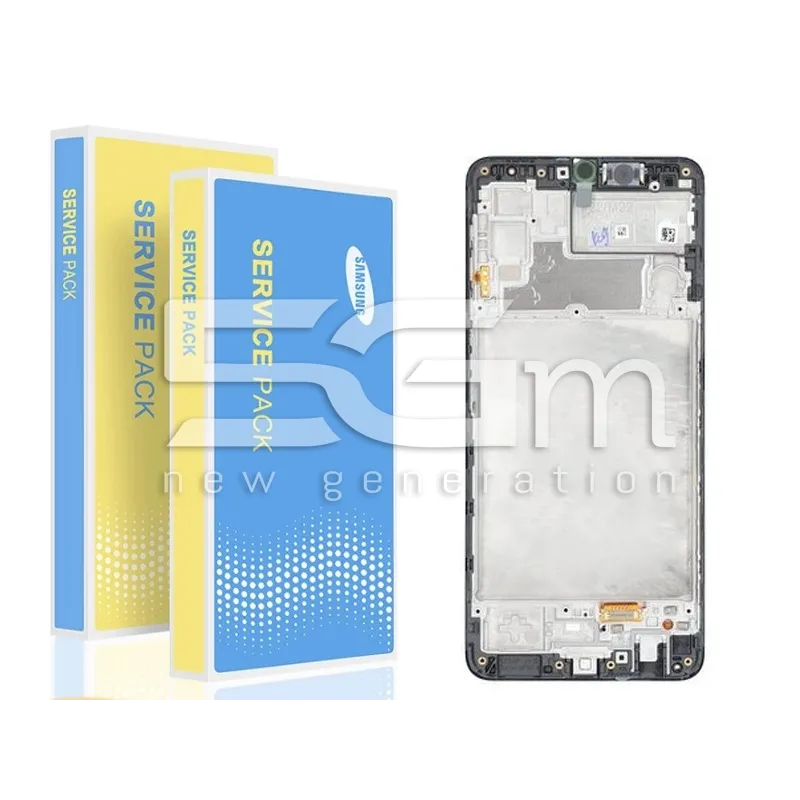 Érintőkijelző + Keret Fekete Samsung SM-E225 F22 Ori | 5G-M Webáruház