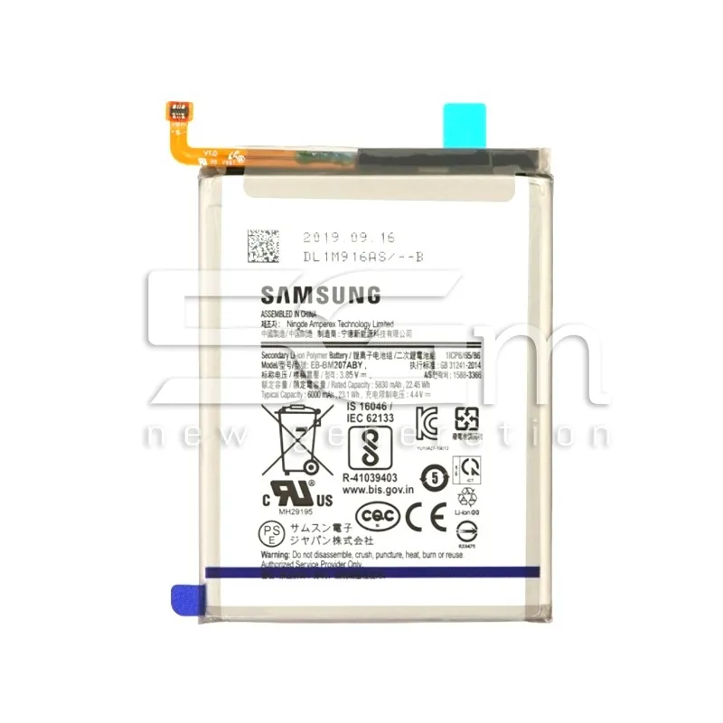Batterie EB-BM207ABY 6000mAh Samsung SM- M21- M30s Ori | Boutique 5G-M
