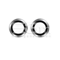 Film Trempé Silver + Cadre Caméra Arrière iPhone 13 | 5G-M