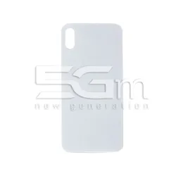 Cache Arrière Blanc iPhone X Grand Trou Sans Logo | 5G-M.com