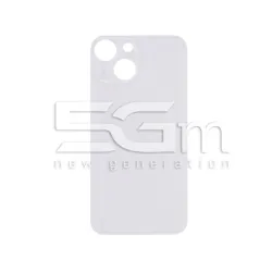 Cache Arrière Blanc iPhone 13 Mini Grand Trou (Sans Logo) | 5G-M.com