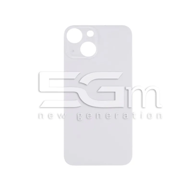 Hátlap Fehér iPhone 13 Mini Nagy Lyukkal (Logó Nélkül) | 5G-M Webáruház
