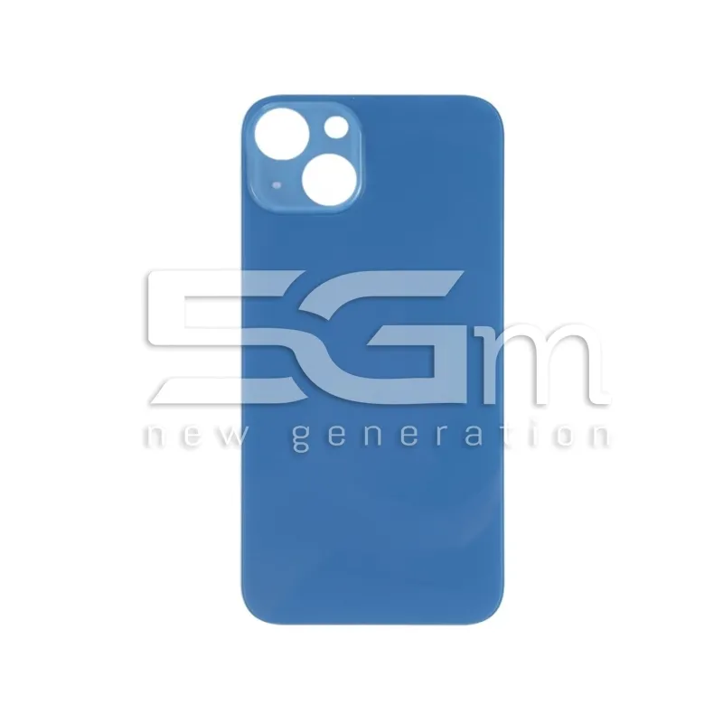 Tampa Traseira Azul iPhone 13 Big Hole (No Logo)