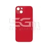 Rückabdeckung Rot iPhone 13 Großes Loch (Ohne Logo) | 5G-M