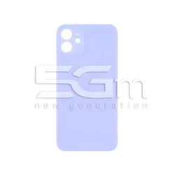 Retro Cover Purple iPhone 12 Big Hole (No Logo)