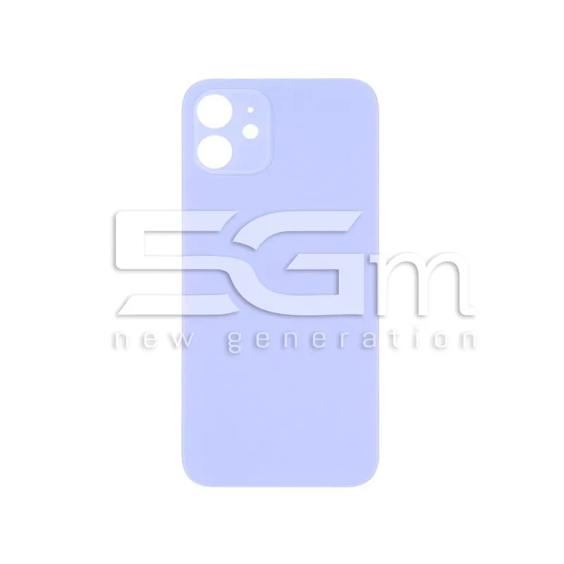 Retró Hátlap Lila iPhone 12 Nagy Lyuk (Logó Nélkül) | 5G-M.com