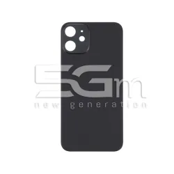 Cache Arrière Noir iPhone 12 Grand Trou (Sans Logo) | 5G-M