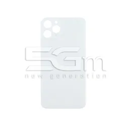 Cache Arrière Blanc iPhone 12 Pro Grand Trou (Sans Logo) | 5G-M