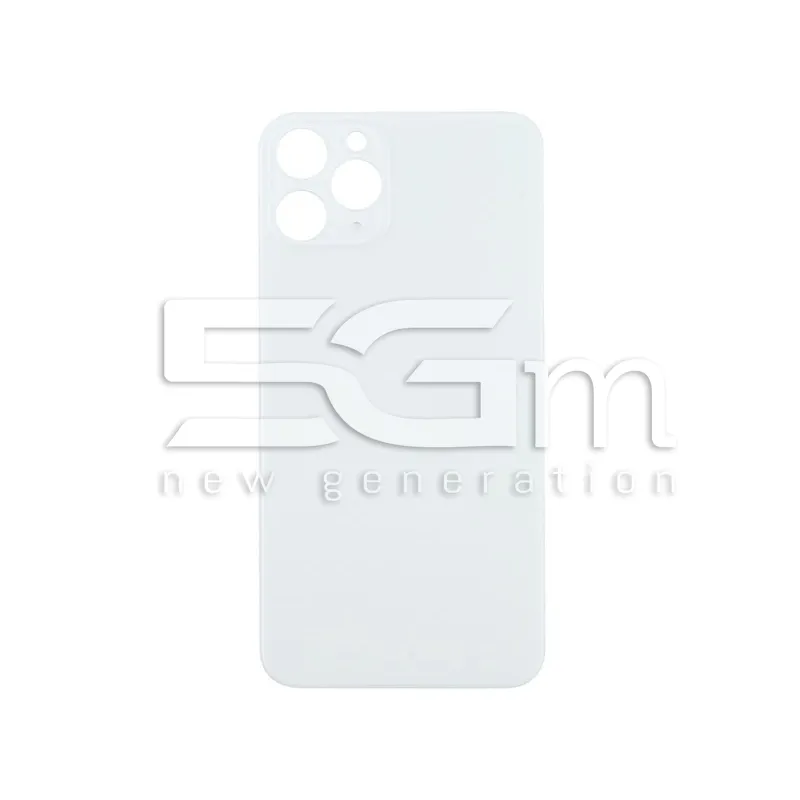 Capac Spate Alb iPhone 12 Pro Cu Găură Mare (Fără Logo) | Magazin Online 5G-M