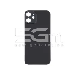 Coque Arrière Noir iPhone 12 Mini Grand Trou (Sans Logo) | Boutique en Ligne 5G-M