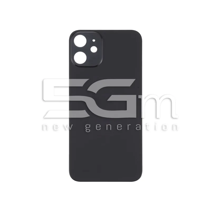 Retro Cover Nero iPhone 12 Mini Big Hole (No Logo)
