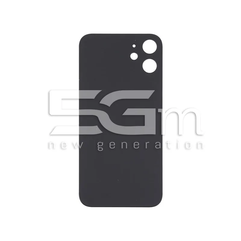 Coque Arrière Noir iPhone 12 Mini Grand Trou (Sans Logo) | Boutique en Ligne 5G-M