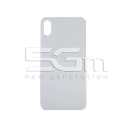 Coque Arrière Blanche iPhone XS Grande Ouverture (Sans Logo) | 5G-M