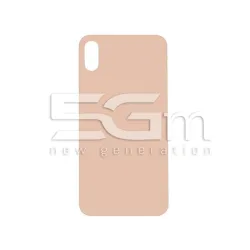 Coque Arrière Dorée iPhone XS Grand Trou (Sans Logo) | 5G-M.com