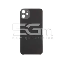 Cache arrière Noir iPhone 11 Grand Trou (Sans Logo) | 5G-M