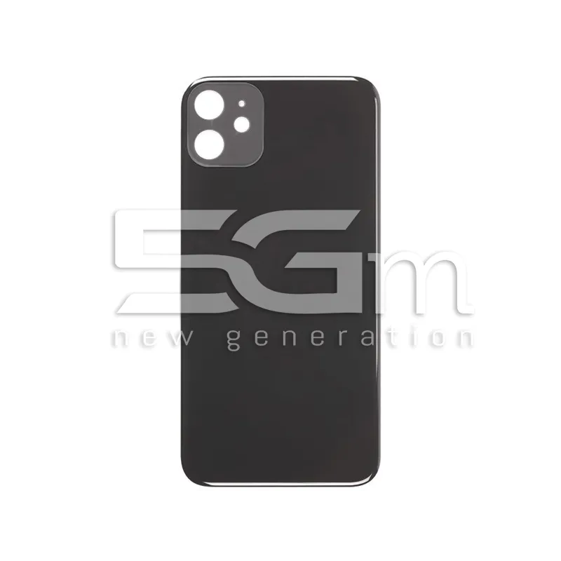 iPhone 11 Fekete Hátlap Nagy Lyukkal (Logó Nélkül) | 5G-M