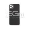 Rückabdeckung Schwarz iPhone 11 Großes Loch (Ohne Logo) | Online-Shop 5G-M
