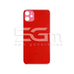 Coque arrière Rouge iPhone 11 Grand trou (Sans logo) | 5G-M