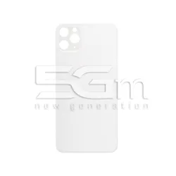 Cache Arrière Blanc iPhone 11 Pro Grand Trou (Sans Logo) | 5G-M