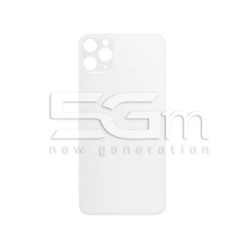 Rear Cover White iPhone 11 Pro Big Hole (No Logo)