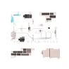 Complete Kit Kleine Onderdelen 16-in-1 iPhone 12 Mini | 5G-M
