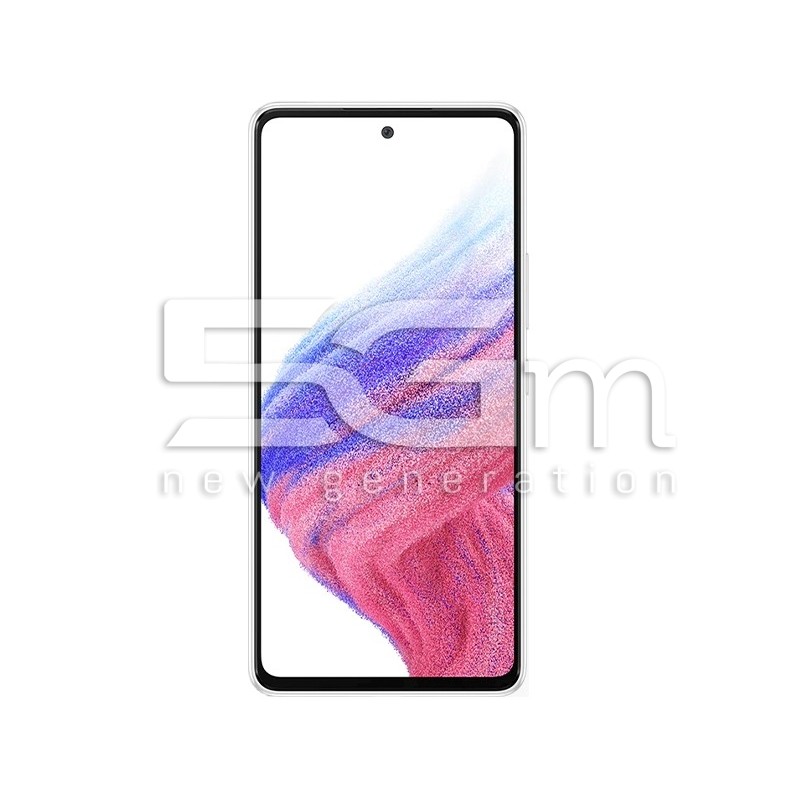 Display Touch + Frame White Samsung A536 A53 5G Ori
