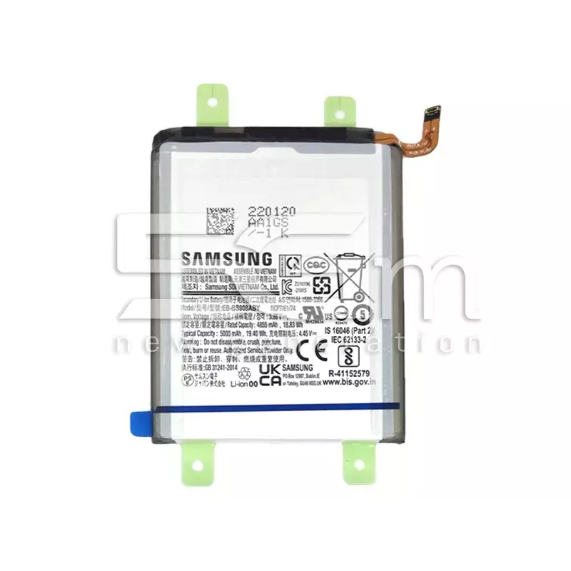 Batteria EB-BS908ABY mAh 5000 Samsung SM-S908 S22 Ultra Ori