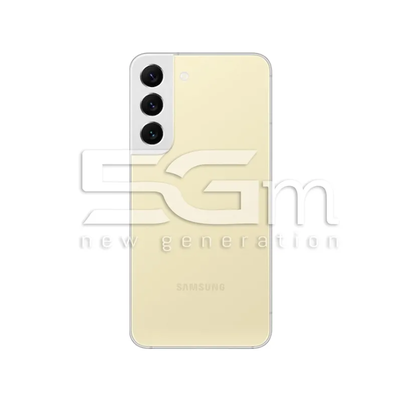 Rückseite Abdeckung Creme Samsung SM-S901 S22 Ori | 5G-M.com