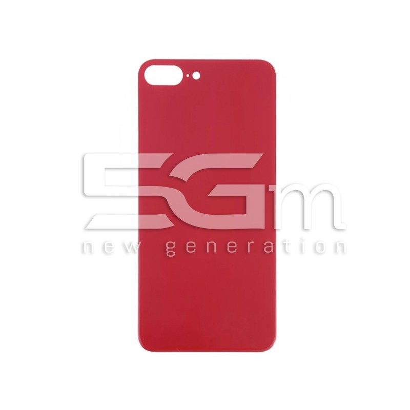 Retro Cover Rosso iPhone 8 Plus No Logo