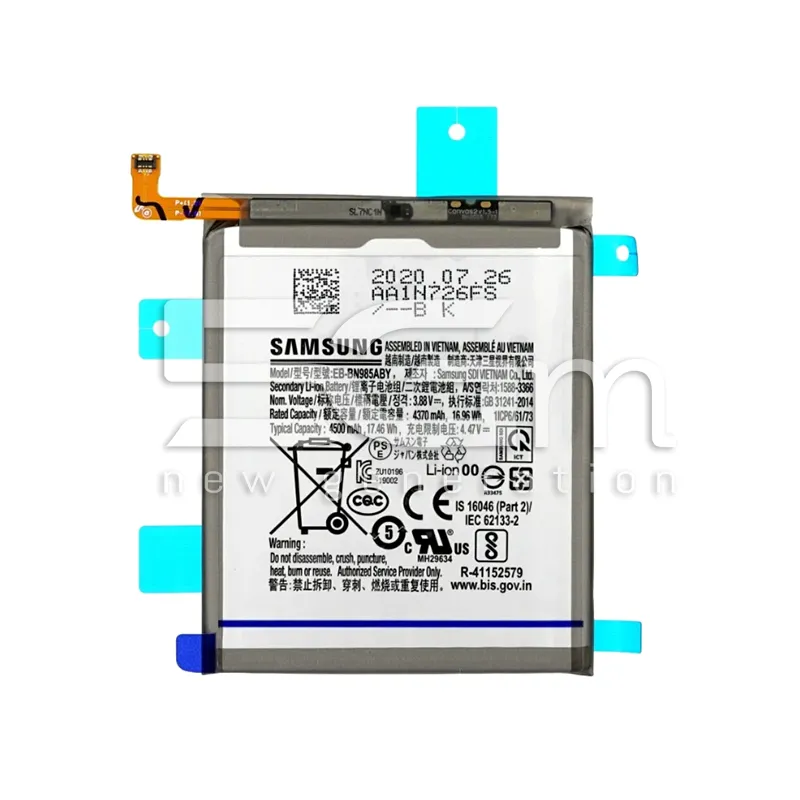 Batteria EB-BN985ABY 4370mAh Samsung SM-N986 Note 20 Ultra 5G Ori