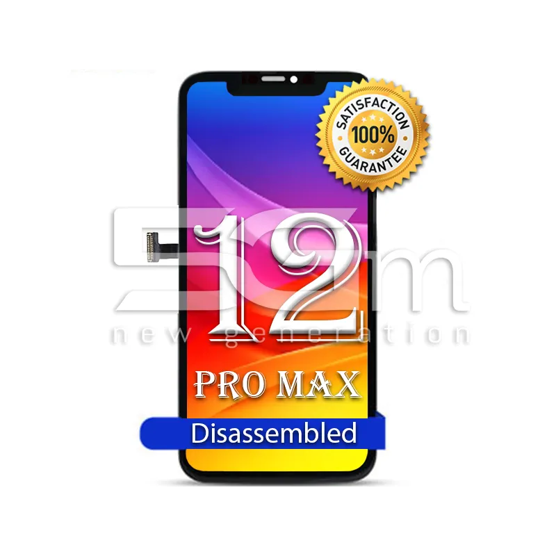 Écran Tactile Noir iPhone 12 Pro Max (Pulled) | Boutique en ligne 5G-M