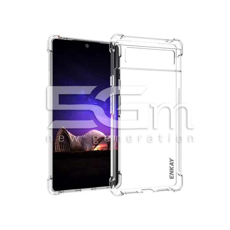 Transparent TPU Shockproof Case Google Pixel 6 Pro | Loja Online 5G-M
