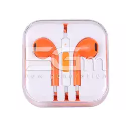 Headset Orange With Audio Jack Socket