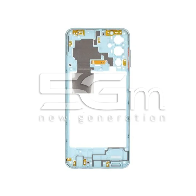 Middle Frame Light Blue Samsung SM-M236 M23 5G Ori | 5G-M Online Store