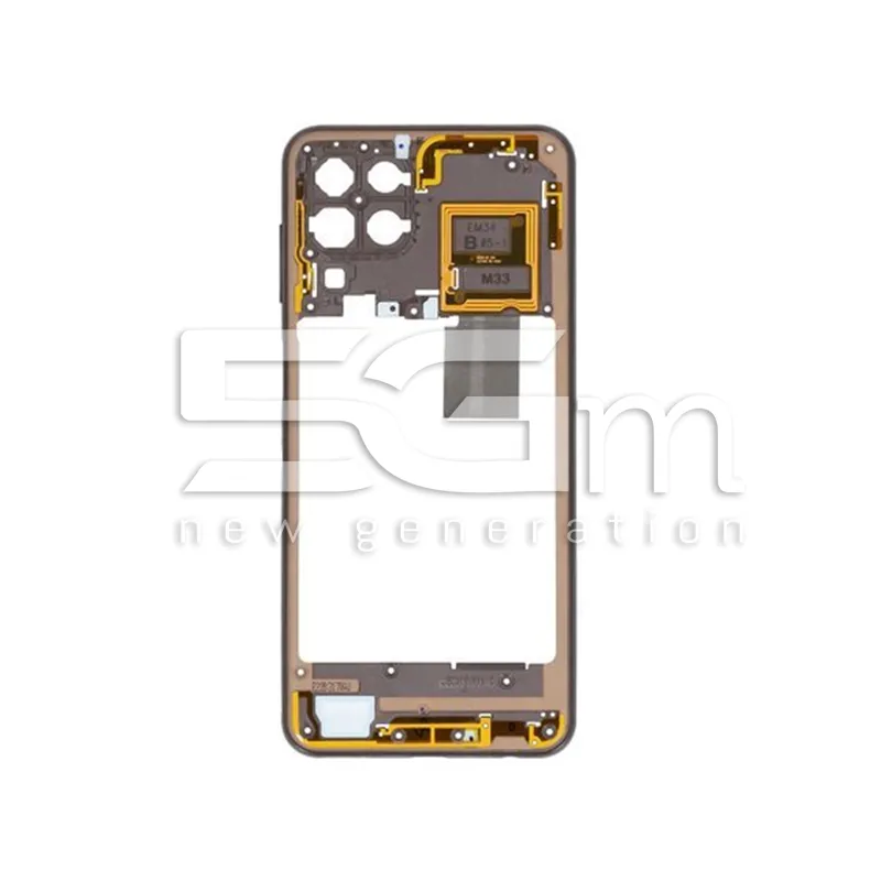 Középső Keret Barna Samsung M33 5G Ori | 5G-M.com