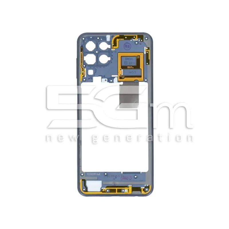 Middle Frame Blue Samsung SM-M336 M33 5G Ori | 5G-M Online Store