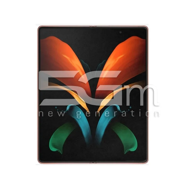 Display Touch + Frame Mystic Black Metallic Red Samsung SM-F916 Z Fold 2 Ori | Store Online 5G-M