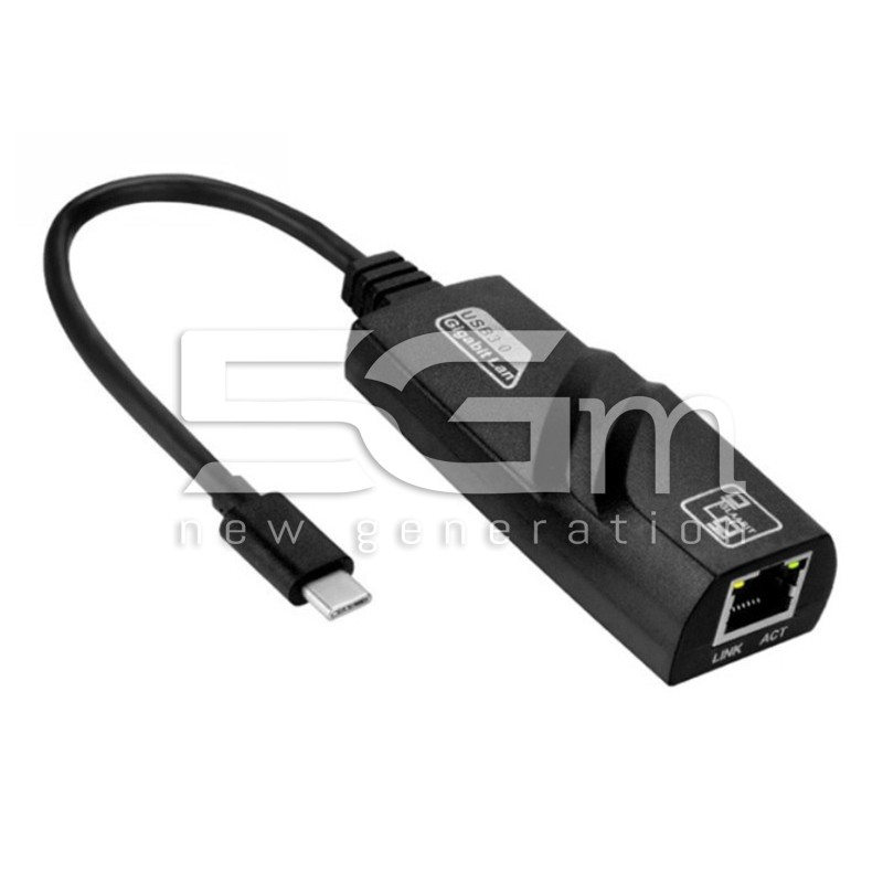 Adattatore USB Type C To Ethernet RJ45