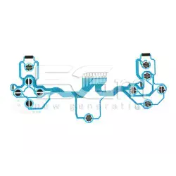 JDM-001/JDM-010/JDM-011 Controller Keypad Conductive Film Blue 2.0 PlayStation 4 - Slim - Pro