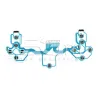 JDM-001/JDM-010/JDM-011Film Conduttivo Blu 2.0 Controller PlayStation 4 - Slim - Pro | Store Online 5G-M